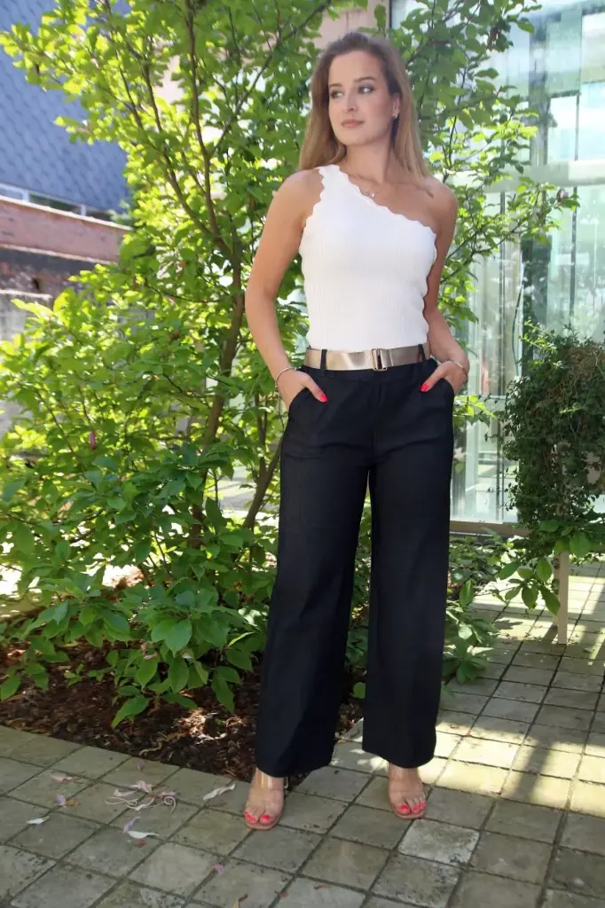 Jeansbroek Jort hoge taille