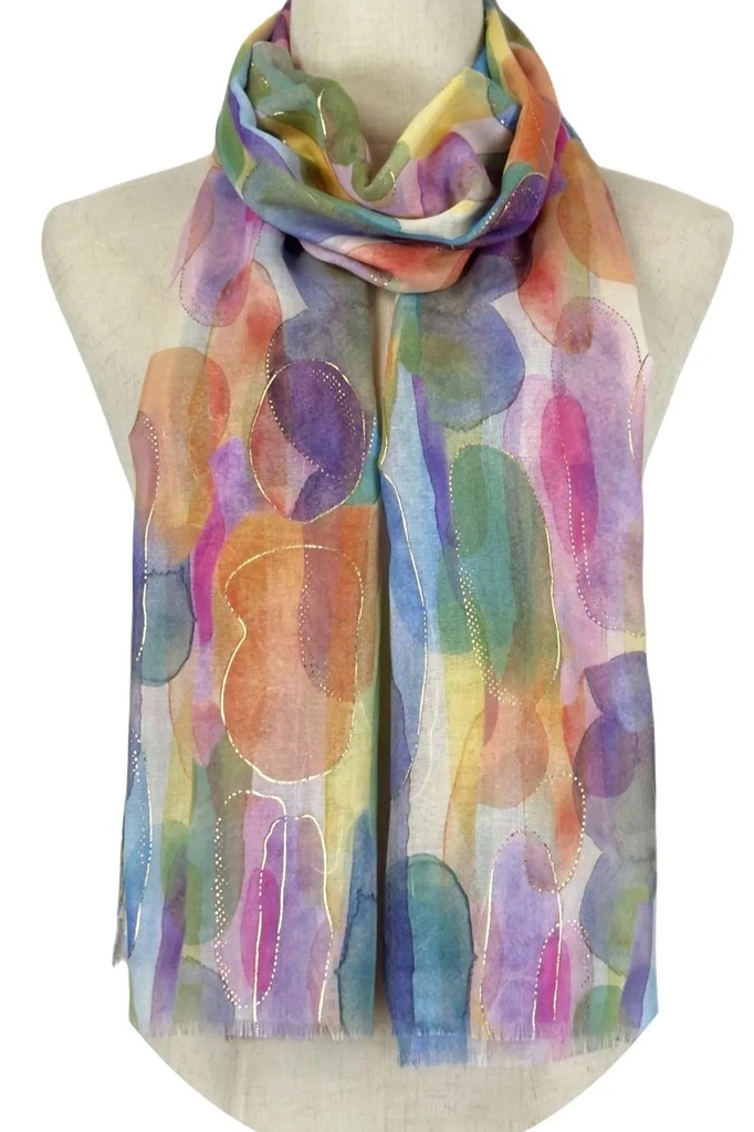 Foulard Keje imprimé organique