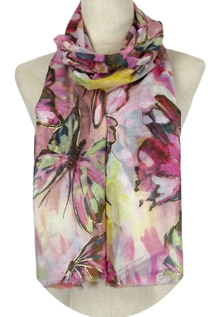 Foulard Jarah papillons