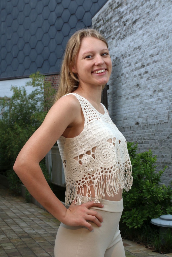 Gehaakte top Keaton