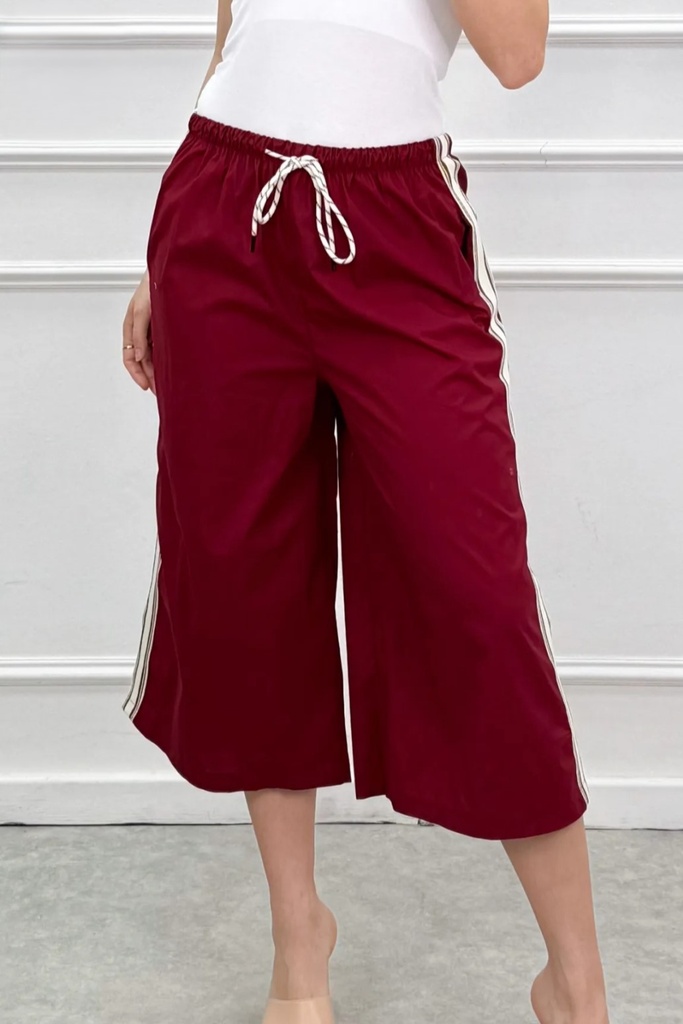 Culotte Joany met lint en paspels opzij