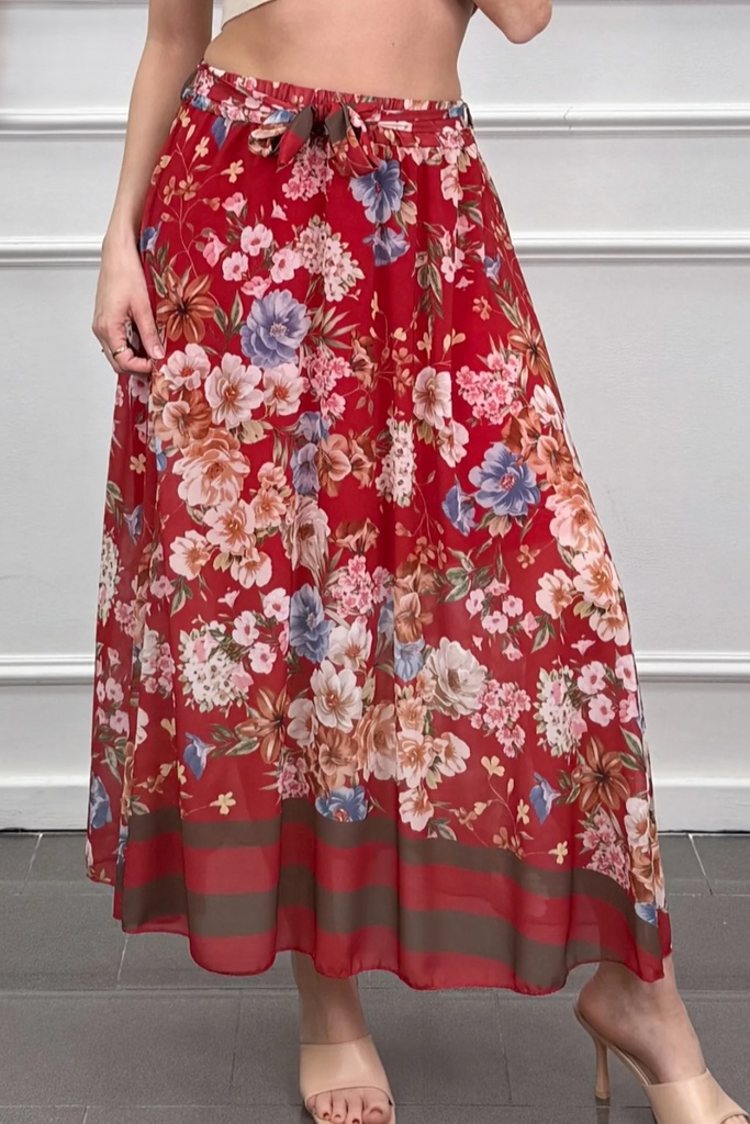 Long floral skirt Kay