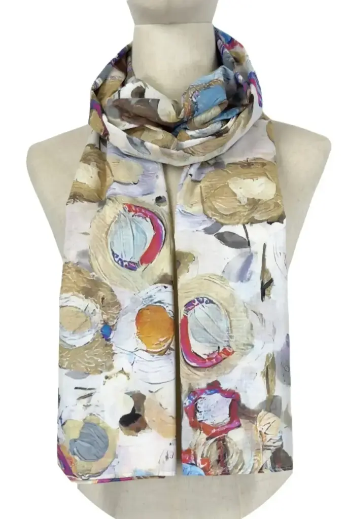 Sjaal Jeevan wazig bloementapijt