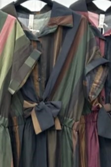 Striped shirt dress Merel nm90