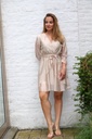 Cocktailjurk Leendert nm85 enveloprok tencel