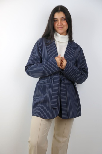 [201197] Vest Ole nm45 krijtstreep reverskraag 