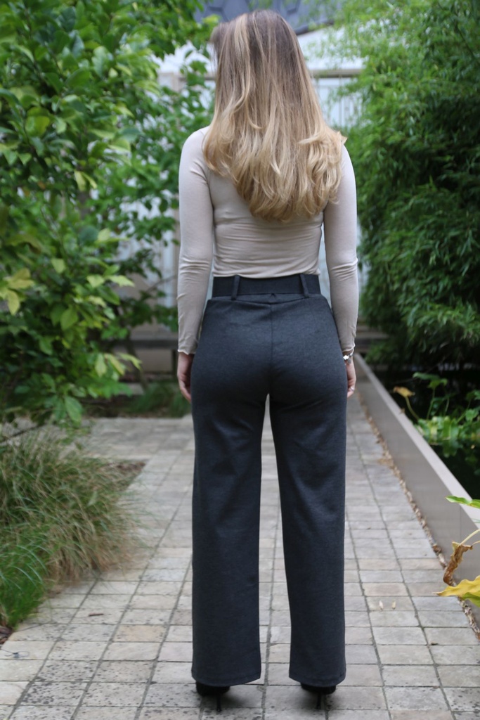 Broek Maximilian punto milano nm63 - Donkergrijs Detail