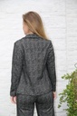 Blazer Malik prince de galles nm77 - Zwart-beige Detail