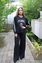 [10017322] Sweater en broek Luus nm39 Los Angeles  - Zwart-beige Detail