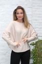 [10017490] Pul Lori nm60 boothals vleermuismouw bevat kasjmier - Beige Detail