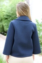 [10017329] Tricot jacket Leanne nm65 - Donkerblauw Detail