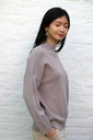 [200687] Tricot pull Novi nm60 met opstaande kraag - Taupe Detail