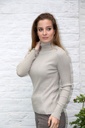 [200691] Pull Nour nm45 geribbeld glinsterend  - Taupe Detail