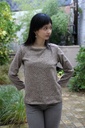 [200694] Tricot pull Nils  met glittersteentjes  - Taupe Detail