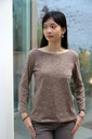 [200694] Tricot pull Nils  met glittersteentjes  - Taupe Detail