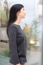 [200694] Tricot pull Nils  met glittersteentjes  - Zwart Detail