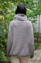 [200699] Tricot pull Nigel nm18 hoge rolkraag - Taupe Detail