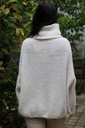 [200699] Tricot pull Nigel nm18 hoge rolkraag - Wolwit Detail