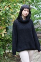 [200699] Tricot pull Nigel nm18 hoge rolkraag - Zwart Detail
