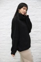 [200699] Tricot pull Nigel nm18 hoge rolkraag - Zwart Detail