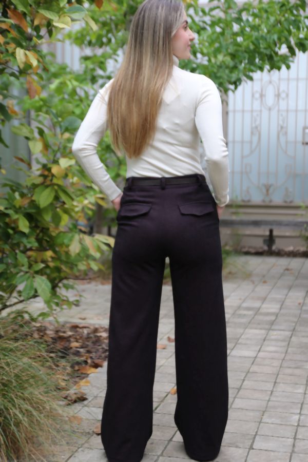  Lyon nm10 diagonale stippen schuin insteekzakken  - Bordeaux Detail