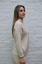 [200687] Tricot pull Novi nm60 met opstaande kraag - Beige Detail