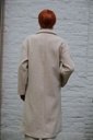 [200682] Jas Leonidas reverskraaag gekookte wol look 2 knopen  - Beige Detail
