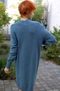[200865] Tricot kleed Nove nm50 opstaande kraag  - Jeansblauw Detail