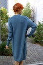 [200865] Tricot kleed Nove nm50 opstaande kraag  - Jeansblauw Detail