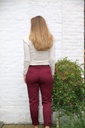 Katoenen broek Merijn met riem nm97 - Amarena Detail