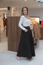 Broek Madelief brede pijp nm100 - Bruin Detail