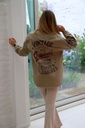 Vest Marie 'vintage original' nm97 - Beige-rood Detail