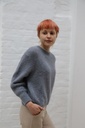 [200893] Pull Pippa nm55 zacht geribde kraag alpaca en mohair - Grijs Detail