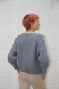 [200893] Pull Pippa nm55 zacht geribde kraag alpaca en mohair - Grijs Detail