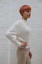 [200893] Pull Pippa nm55 zacht geribde kraag alpaca en mohair - Wit Detail