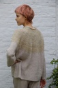 [200931] Tricot pull Nim nm26 glitter aan schouder ronde hals - Beige-goud Detail
