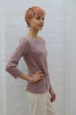 Tricot pull Nils  met glittersteentjes  - Roze Detail