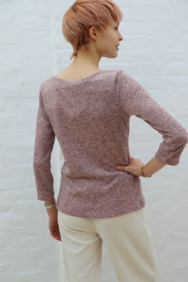 Tricot pull Nils  met glittersteentjes  - Roze Detail