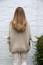 Pul Loa nm18 grove steek mouw met strik - Camel Detail