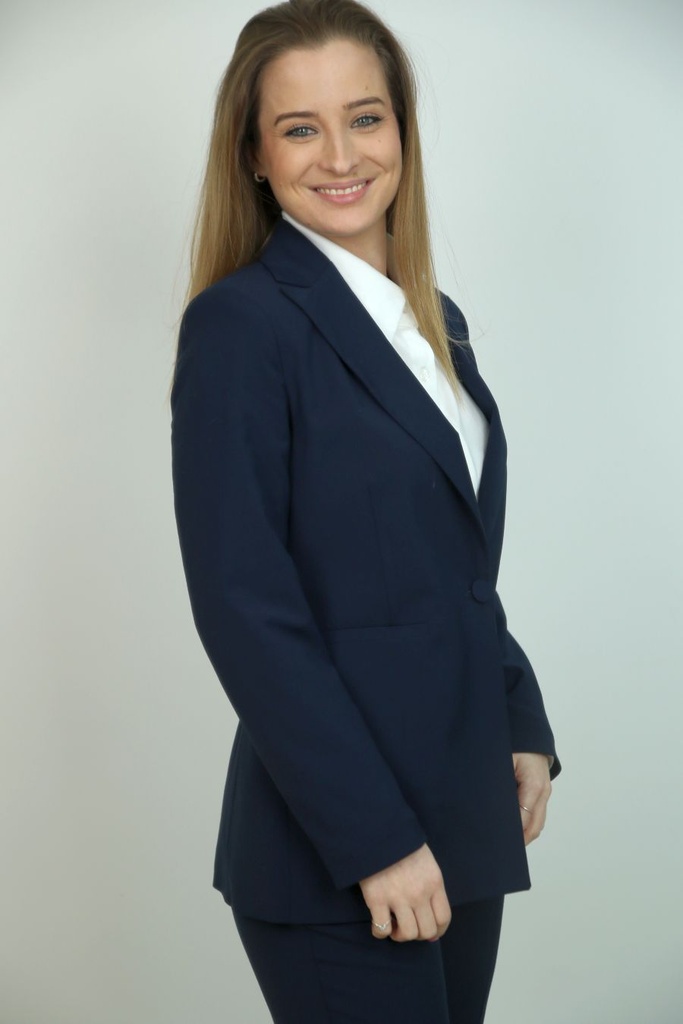 [201229] Elegante blazer Romana nm29 - Donkerblauw Detail