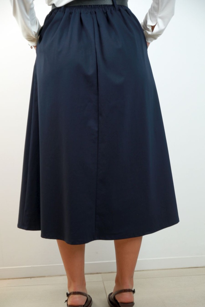 [201186] Klokrok River met ecoleren riem nm55 - Donkerblauw Detail