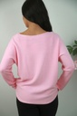 [201418] Nellie nm50 pull lange mouwen boothals  - Lichtroze Detail