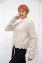 [10017527] Mohair cardigan Lisandro nm65 hals nacré knopen  - Beige Detail
