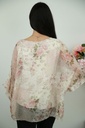 [201559] Novy nm47 blouse bloemenprint vleermuismouw  - Beige Detail