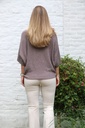 Pull Marley 3/4e vleermuismouw nm50 - Taupe Detail
