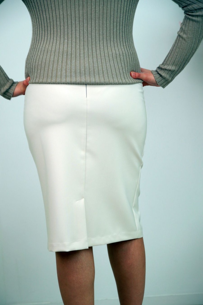 [201329] Rok Saar aansluitend gabardine zijnaad - Beige Detail