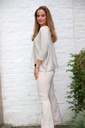 Pull Mart 3/4e mouw nm50 - Beige Detail