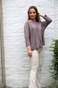 Pull Mart 3/4e mouw nm50 - Taupe Detail