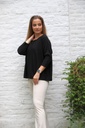 Pull Mart 3/4e mouw nm50 - Zwart Detail