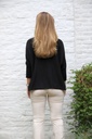 Pull Mart 3/4e mouw nm50 - Zwart Detail